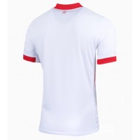 Echipament fotbal Polonia Tricou Acasa European 2024 pentru femei maneca scurta